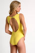 Shan Charlie Grid Mesh High-Neck One-Piece - 42595-13-100